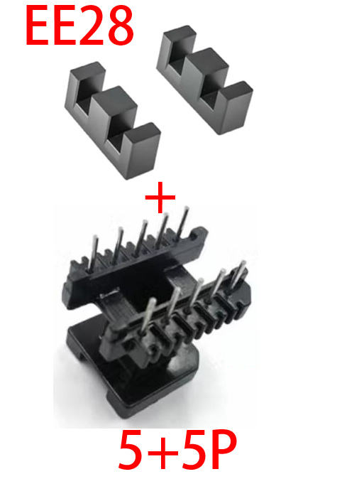 

EE25 EE28 EE30 3 + 3 4 + 4 5 + 5 6 + 6 6/8/10/12Pins MN-ZN PC40, вертикальный трансформатор, ферритовый магнитный сердечник, катушка