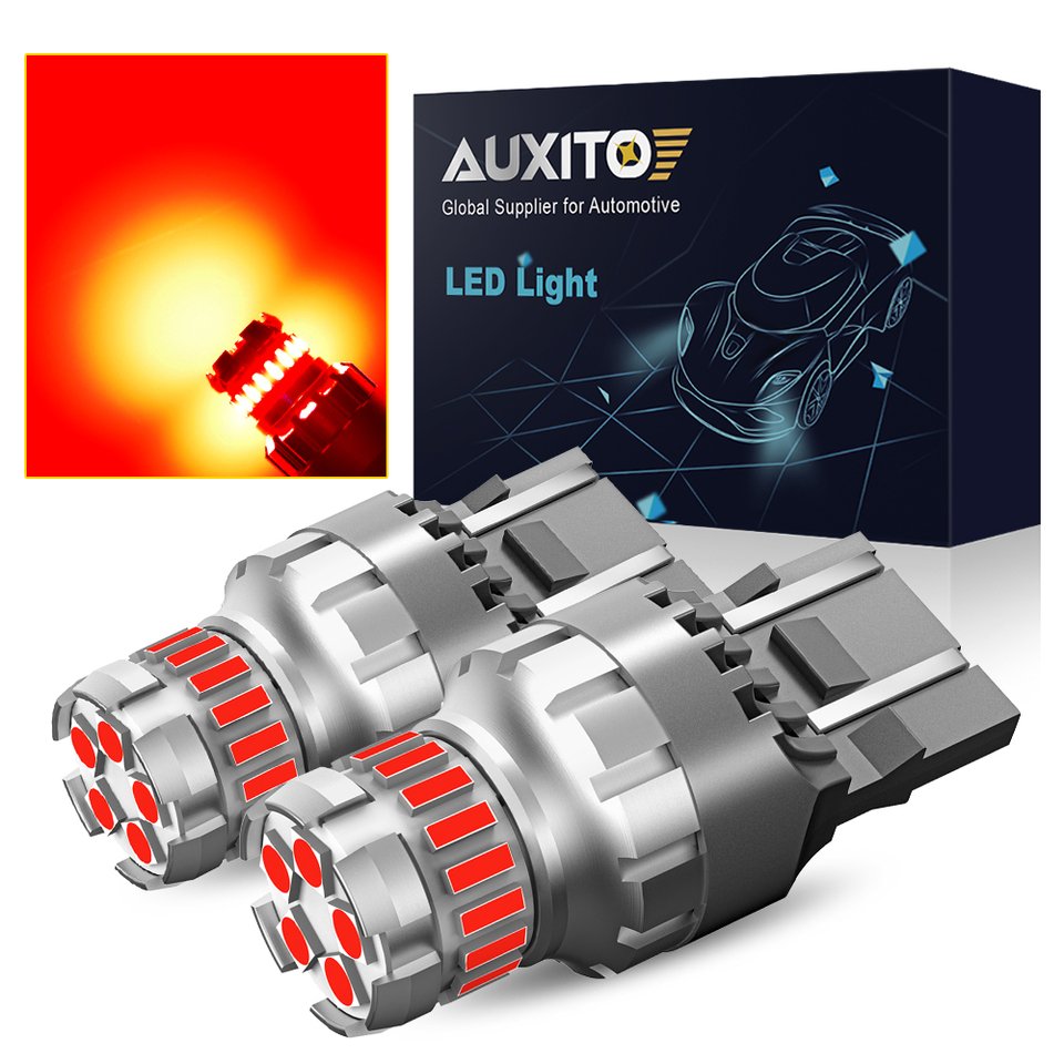 

AUXITO 2 шт. T20 7443 Светодиодный Canbus W21/5W 7440 W21W Светодиодная лампа красного цвета 6500K Белый Автомобильный фонарь заднего хода положения Парковочный фонарь DRL