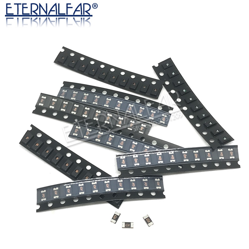 

Набор предохранителей ETERNALFAR 80 шт., 1206 SMD, самовосстанавливающиеся
