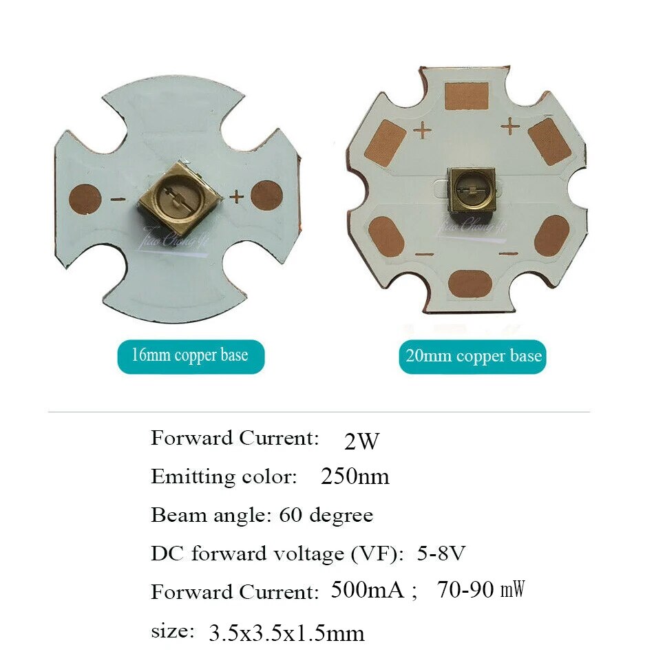 

Ультрафиолетовая лампа TiaoChongYi UVC 0.1W 1W 2W