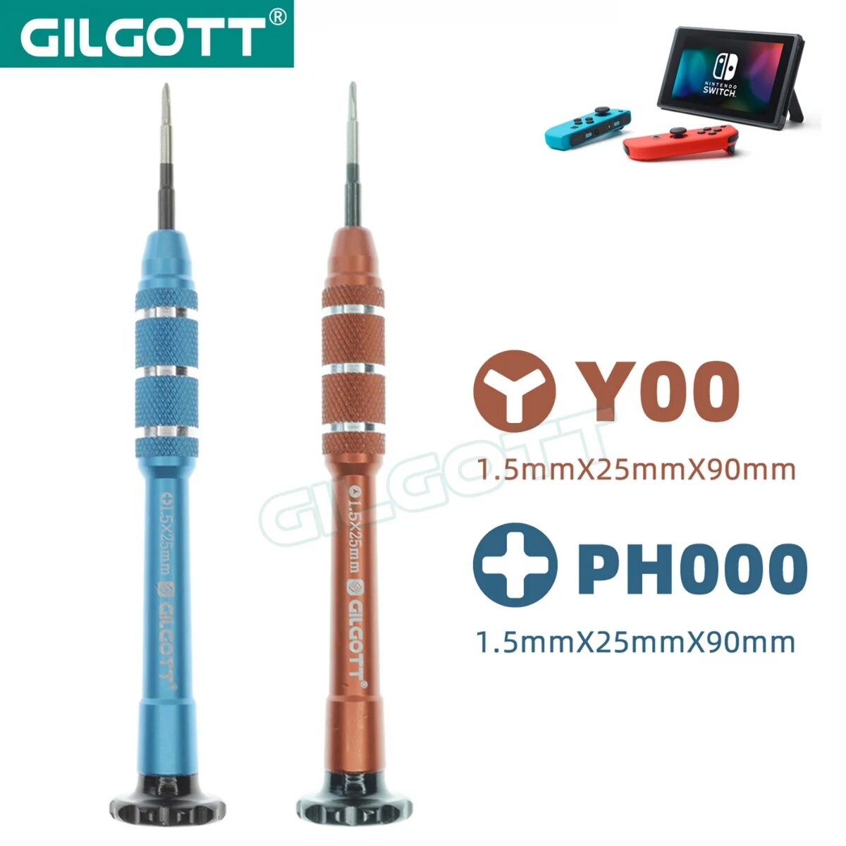 

Набор отверток GILGOTT 7 в 1 для Nintendo Joycon NS Joy-Con 1,5 л наконечник для консоли Nintendo Switch Lite инструмент для снятия ремонта