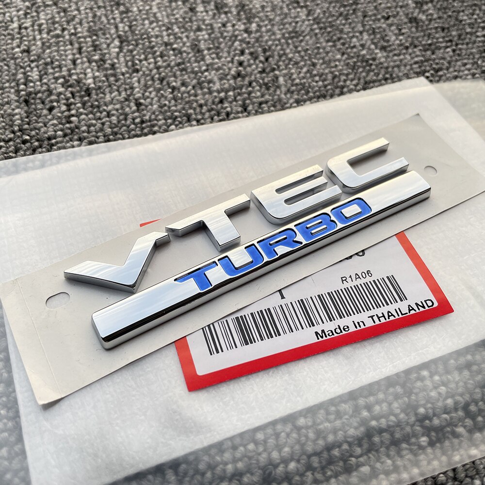 

Новый оригинальный OEM VTEC TURBO Задняя эмблема JDM наклейка значок для Honda Civic JAZZ CITY HRV FIT ACCORD стикер