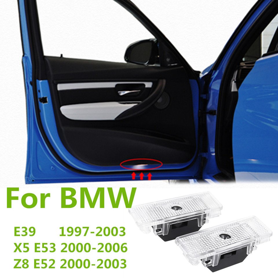 

BMW 5 Серии E39 525i 528i 530i 540i X5 E53 Z8 E52 Добро Пожаловать Свет 2 Шт. Ghost Shadow Светодиодный Дверной Светильник Ав...