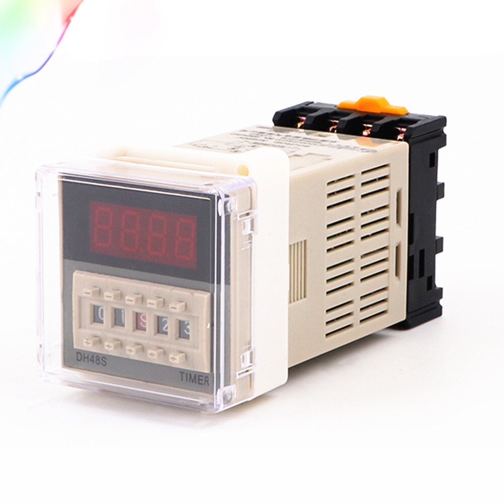 

DH48S-1Z 12V 24V 110V 220V AC Цифровое реле таймера на задержке 8 контактов сброс SPDT/Функция паузы