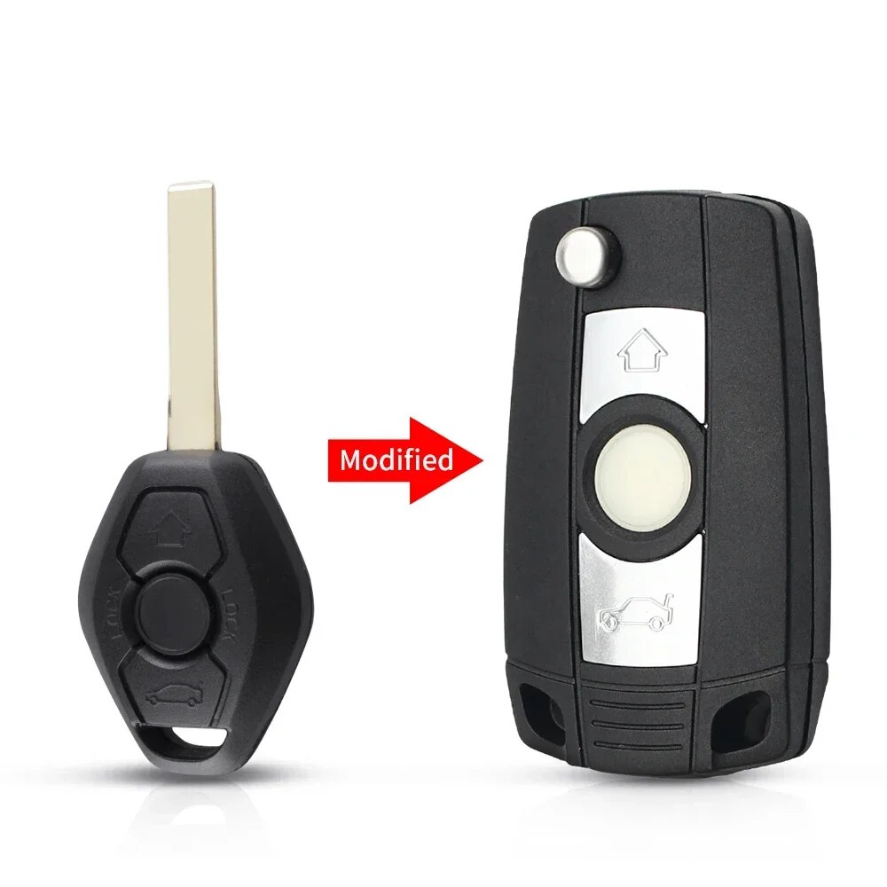 

Чехол KEYYOU с откидным ключом для BMW E36 E38 E39 E46 E53 E60 E61 E63 E64 E81 E83 E85 E86 1/3/5/7 Series X3 X5 Z3 Z4
