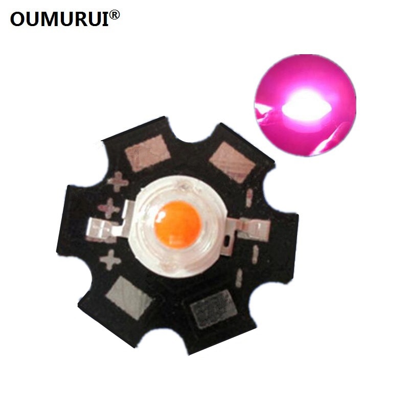 

OUMURUI светодиодный шарик 1Вт/3Вт красный/зеленый/синий/полный спектр 10 шт