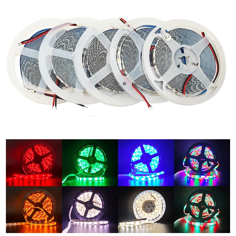 

HTHwish Светодиодная лента 12В тёплый белый 60LED 5м