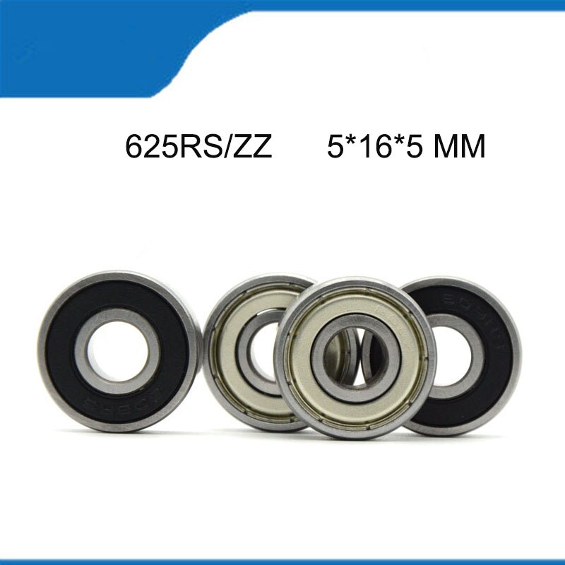

10 шт., подшипники 625-2RS / 625ZZ (5 мм x 16 мм x 5 мм)