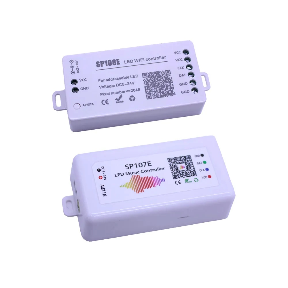 

Taslauk RGB контроллер SP105E SP108E Bluetooth 2048 пикселей
