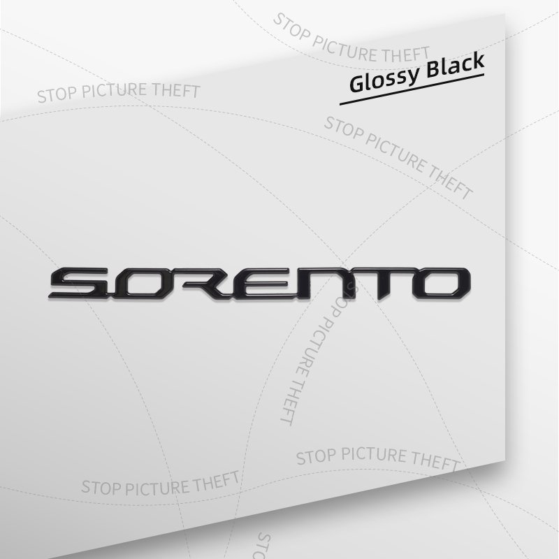

1 шт. 3D металл для логотипа Sorento, эмблема K2 K3 K5 GT Line 2024, новый значок автомобиля, задний хвостовой бампер, наклейка на багажник, наклейка, автоаксессуар