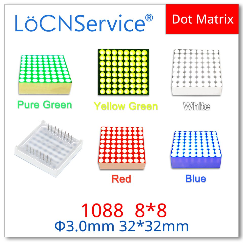 

LoCNService матричные светодиодные дисплеи 8x8