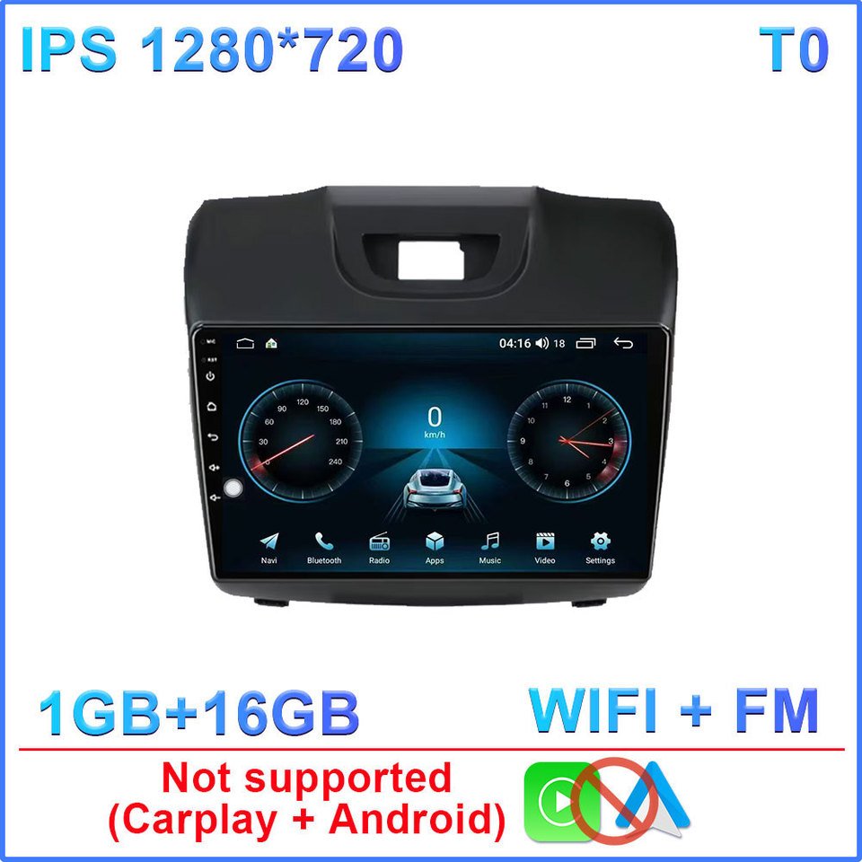 

Автомобильный радиоприемник Carplay Android 14, мультимедиа для Chevrolet TrailBlazer 2012-2016 S-10 S10 Colorado для Isuzu D-Max DMAX Stereo WIFI