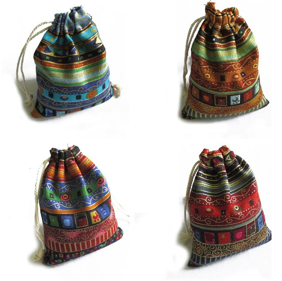 

Подарочные сумочки SayMakerLace из хлопка, 3 шт.