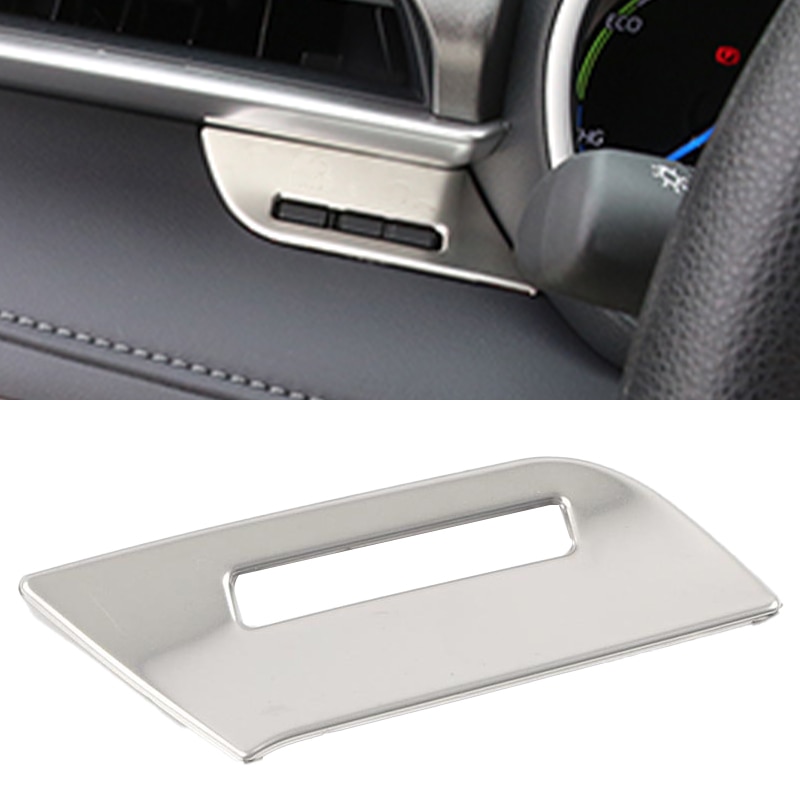 

Наклейка из нержавеющей стали для автомобиля Dasbhoard, кнопка пробега, Наклейка для Toyota Highlander XU70 Kluger 2020 2021 2022 2023 Hybrid