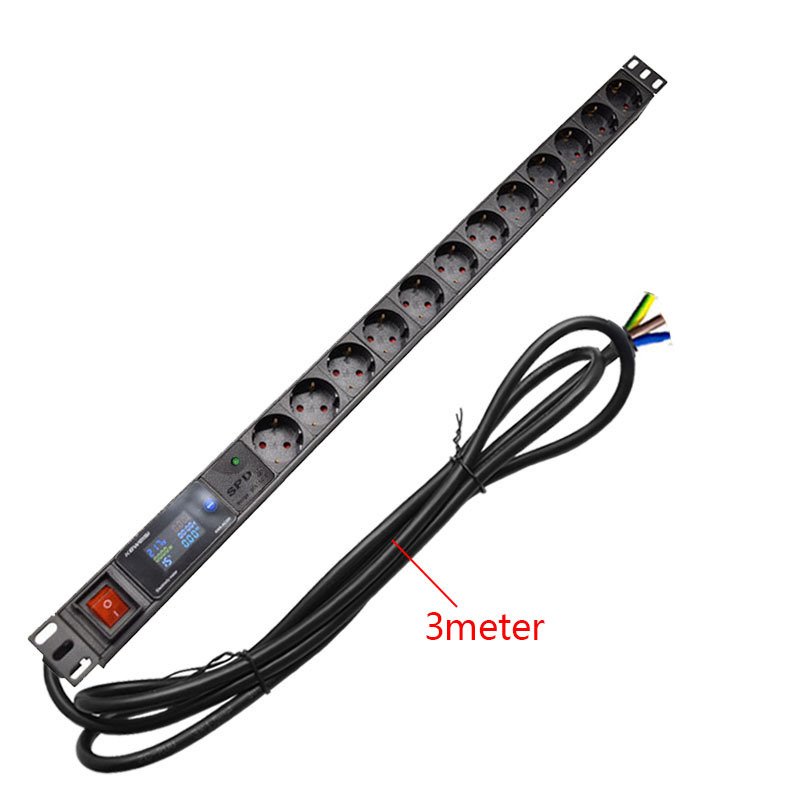 

PDU распределитель Electrica 12 розеток 3 м
