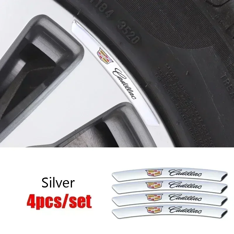 

4 шт./компл. наклейки на колеса автомобиля для Cadillac Logo Seville XT4 CT4 CT5 ATS SLR STS EXT CTS Escalade Coupe автоаксессуары