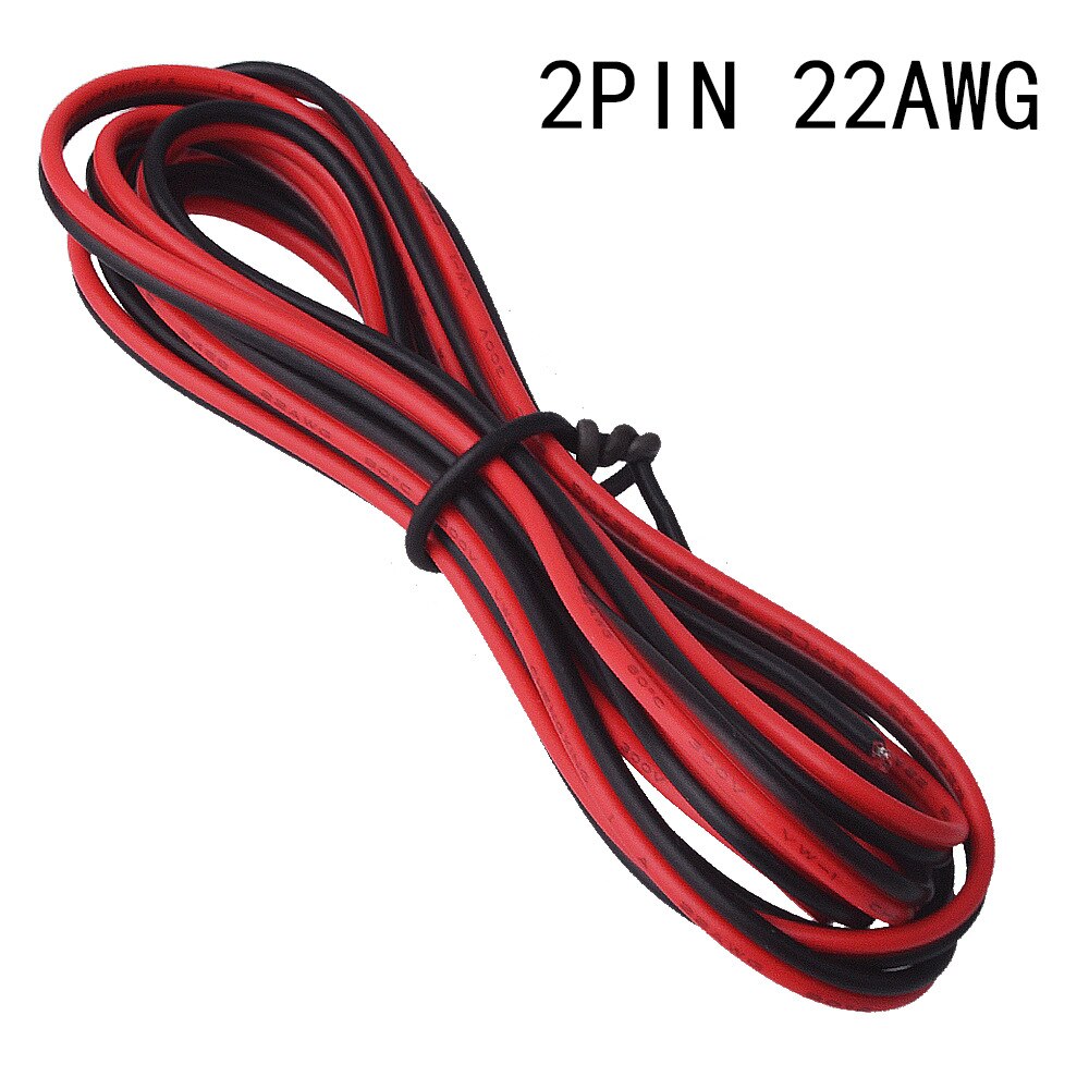 

5 м-100 м 22awg 2Pin 3pin 4pin 5pin 6pin Удлинитель электрический провод 5050 3528 RGB RGBW RGBWW RGBCCT Светодиодная лента удлинитель кабеля