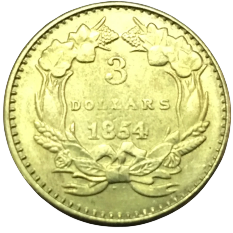 

Копия золотой монеты 1840-1859 года из меди