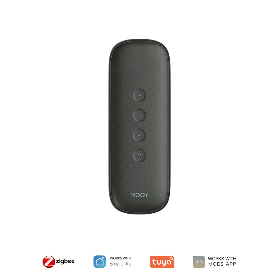 

MOES Умный переключатель сцен Tuya ZigBee 4 кнопки