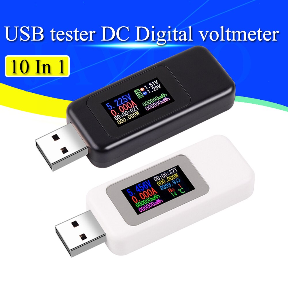

USB-тестер постоянного тока 10 в 1 Stlxy
