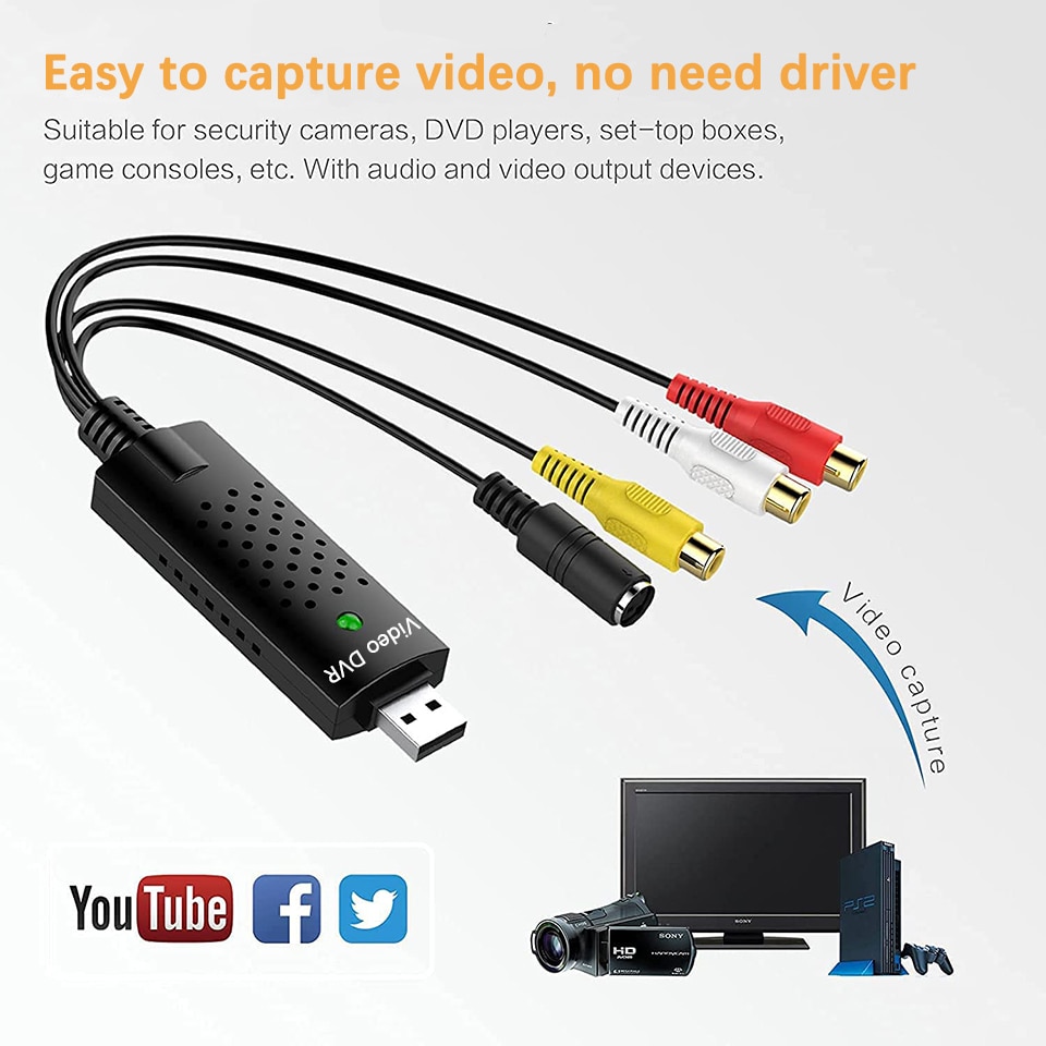 

wiistar C3U Конвертер VHS в цифровой формат