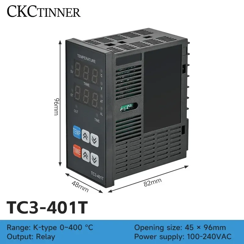 

Терморегулятор K-type 400℃ AC100~220V