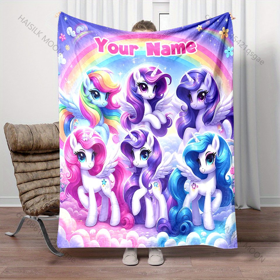 

Микрофибра одеяло с именем My Little Pony MINISO