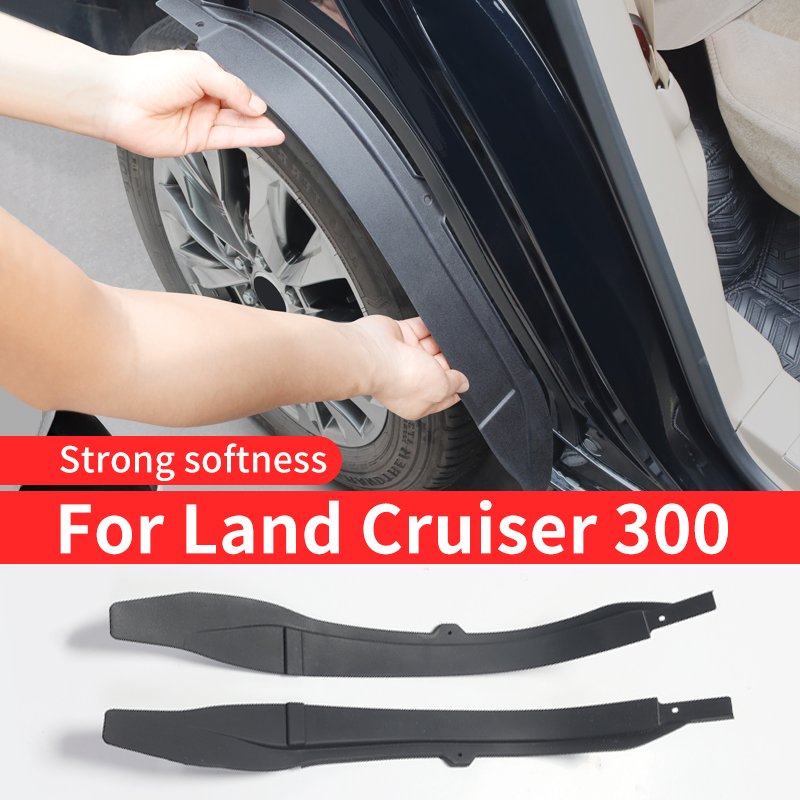 

Подходит для 2021-2024 Toyota Land Cruiser 300 LC300 FJ300 аксессуары для модификации подкладки крыла заднего колеса 2022 2023 Обновленные детали панели ZX VXR GX GXR GR, тойота ленд крузер 300 тюнинг