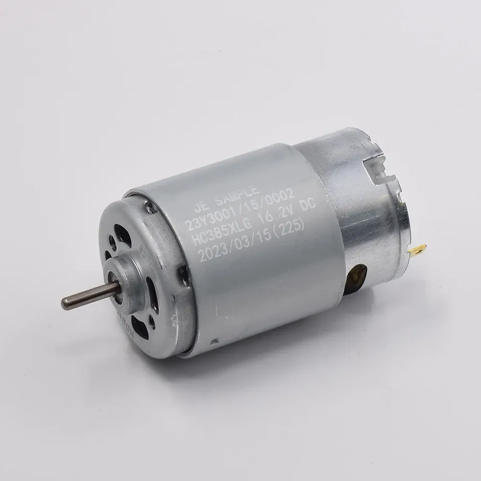 

Johnson HC385XLG RS-395 Двигатель с угольной щеткой постоянного тока 12 В 14,4 В 16,2 В 18 В 24 В 17600 об/мин Высокоскоростной для фена/игрушечного автомобиля Модель лодки