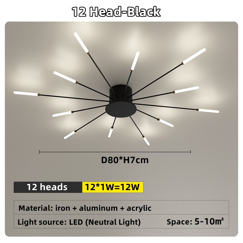 

LED люстра IWP H113 молочно-желтого цвета