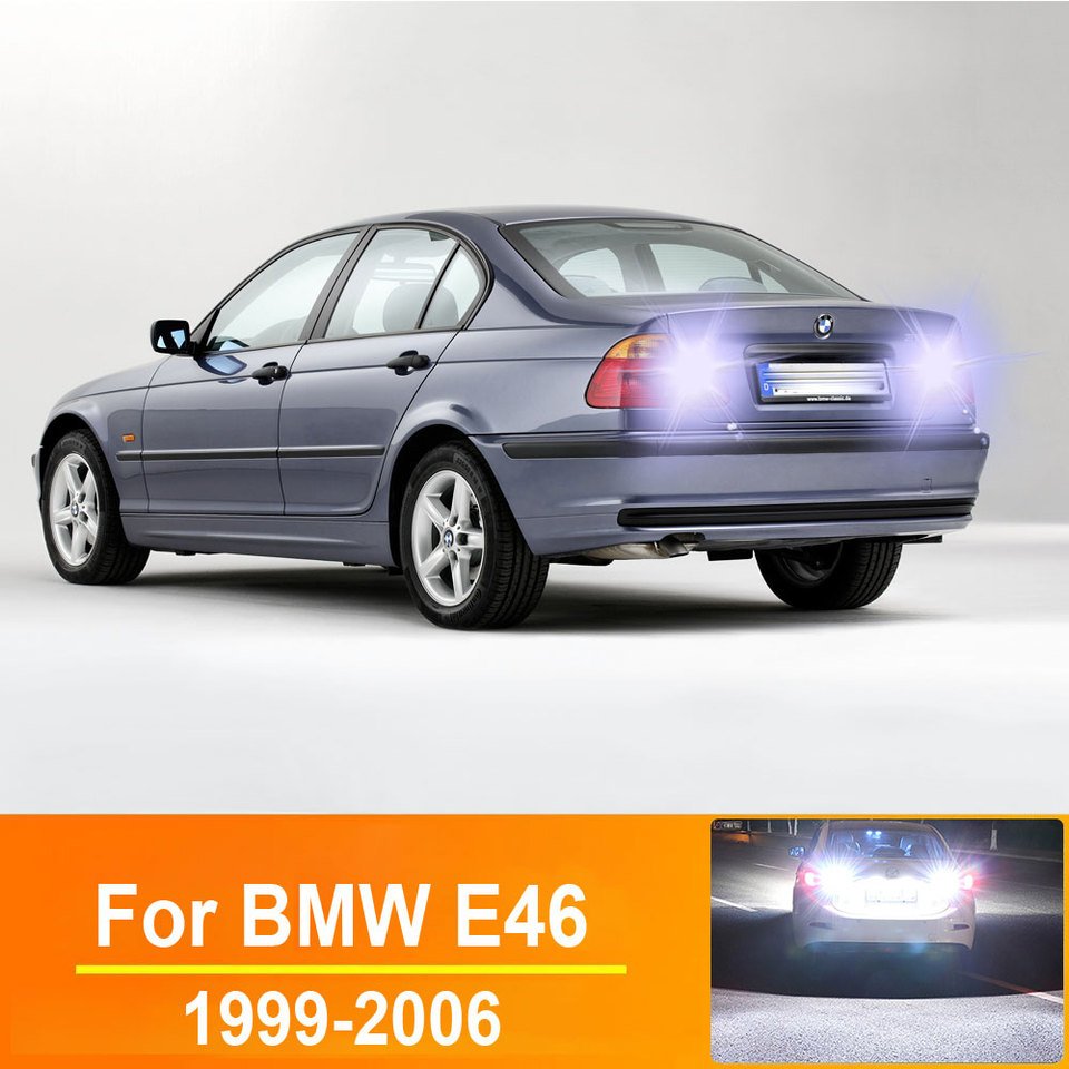 

Автомобильная фонарь заднего хода для BMW 3 E46 316i 318d 318i 320d 320i 323i 325i 1999 2000 - 2006 P21W Ba15s 1156 Canbus