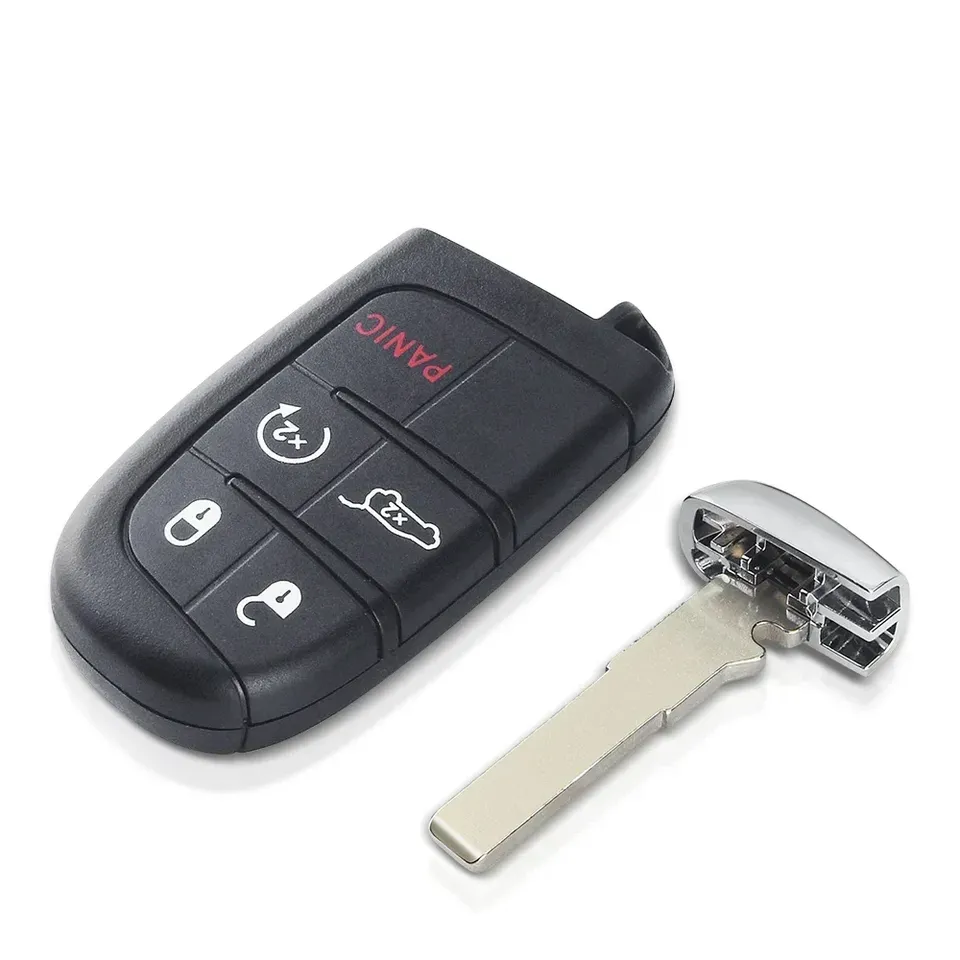

Dandkey 2/3/4/5 кнопки для Jeep Renegade Compass Cherokee Dodge Ram 1500 Journey Charger Chrysler 1500 Smart Remote Key Shell
