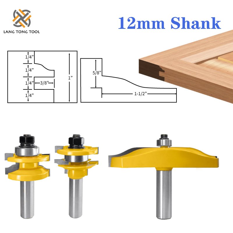 

Набор фрез для деревообработки LANG TONG TOOL LT004