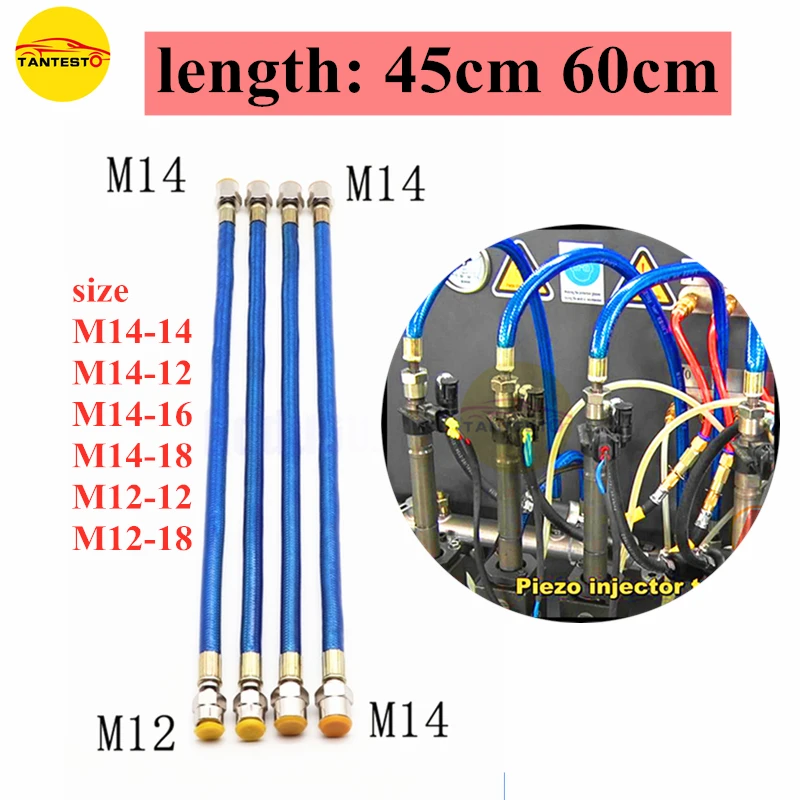 

M14-12/14/16/18 M12-12/18 45 см 60 см 2500bar дизельная труба высокого давления доставка топлива труба для Common Rail испытательный стенд