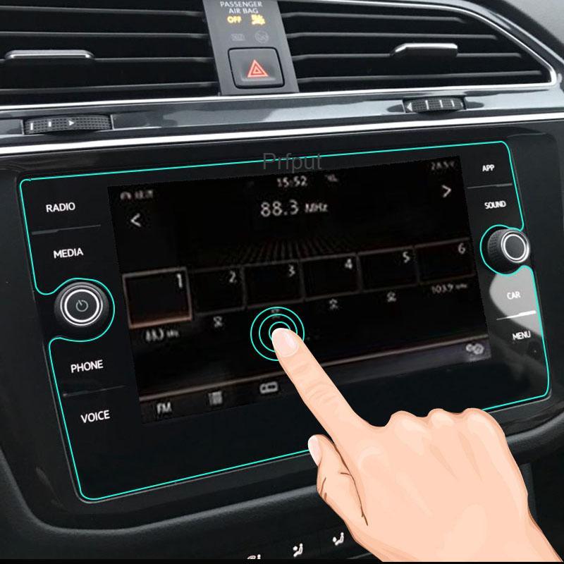 

8 дюймов для Volkswagen Tiguan Atlas 2018 2019 202020, закаленное стекло, защита экрана навигации для автомобиля, защитная пленка для сенсорного ЖК-дисплея