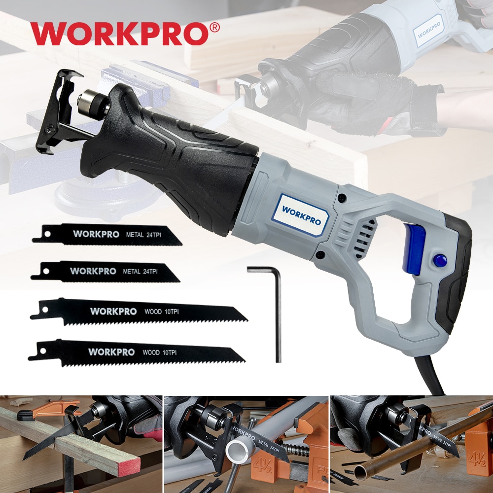 

Электропила WORKPRO 710 Вт, Сабельная пила для дерева, электроинструменты «сделай сам», электропила