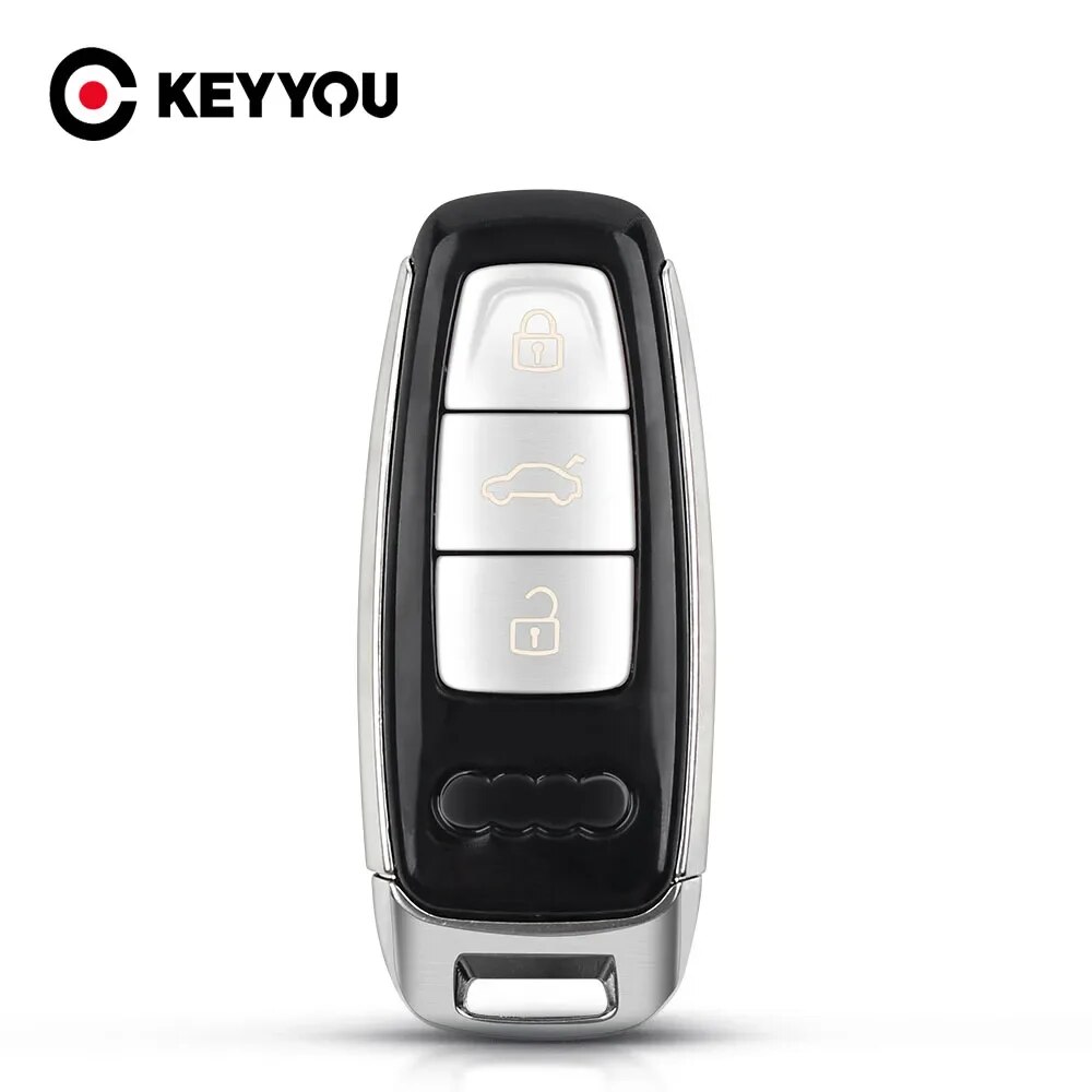 

KEYYOU для Audi A1 A2 A3 A4 A4L A5 A6 A6L A7 A8 A8L Q5 S7 S8 2017 2018 2019 сменный умный пульт дистанционного управления автомобильный ключ чехол
