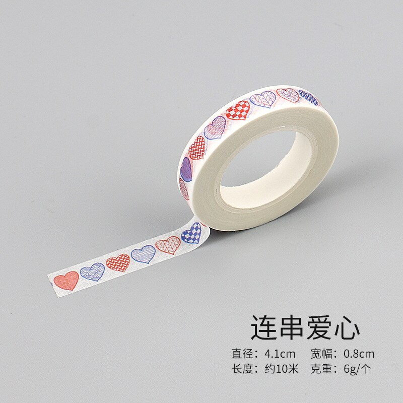 

Кавайная маскировочная лента Washi Tape 10м
