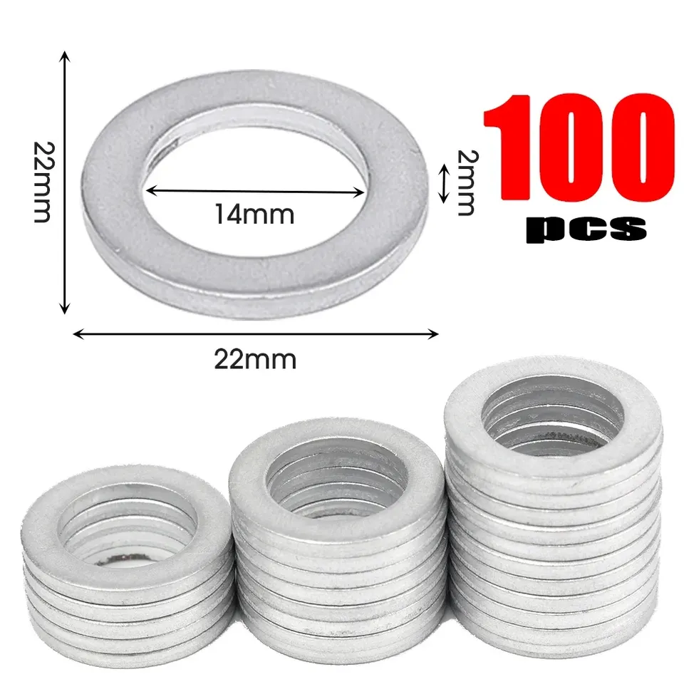 

Прокладки сливной пробки моторного масла автомобиля 14 мм для большинства Kia Hyundai 2151323001 21513 23001 21513-23001 Носительная часть автомобильного аксессуара