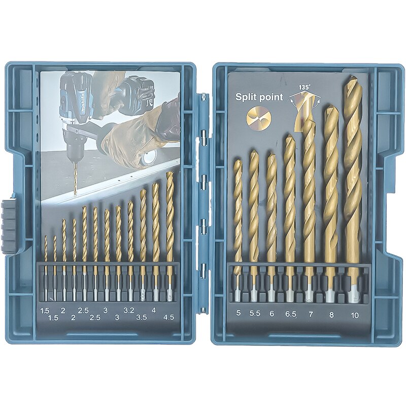 

Makita D-67527 набор сверл Eco 19 шт