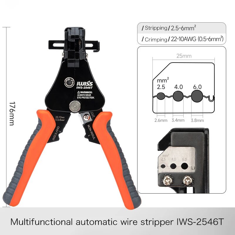 

IWISS IWS-2546T Щипцы для очистки проводов