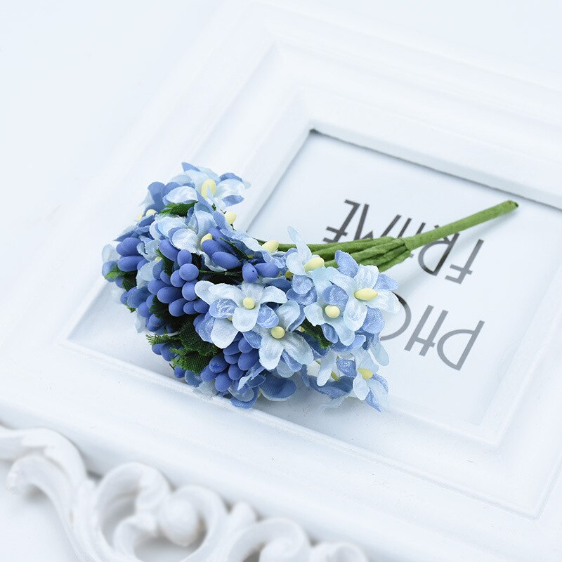 

Искусственные цветы YEAHBUY, шелк, 12 штук