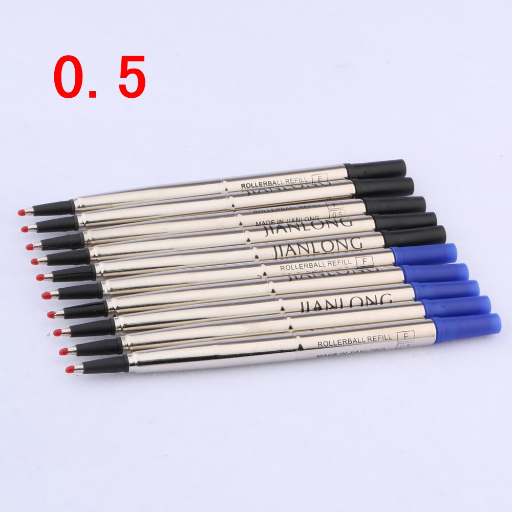 

Стержни для ручек Chouxiongluwei 0.5mm, черные и синие, набор из 10 штук