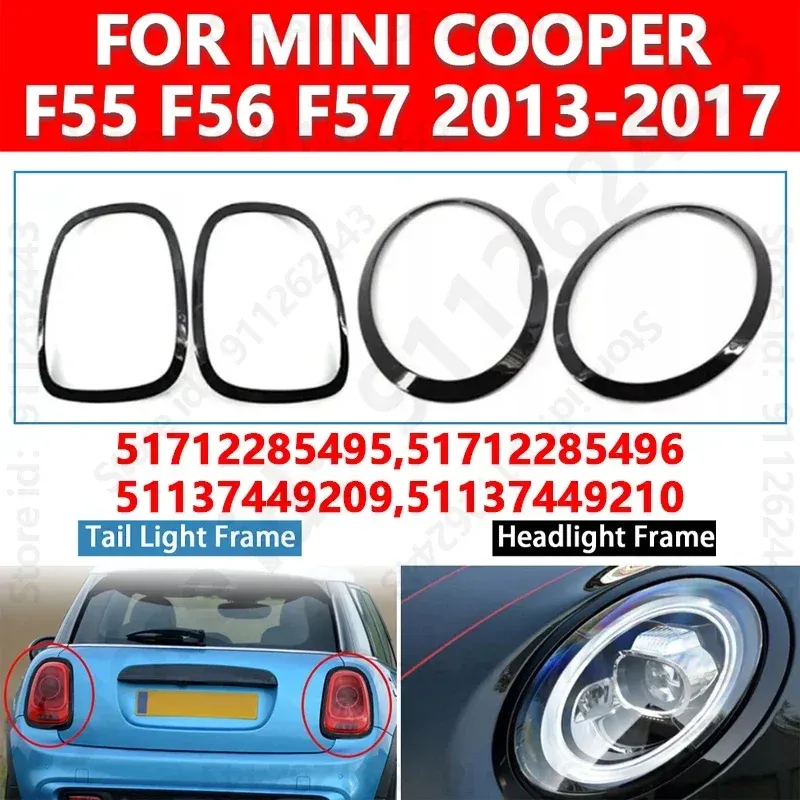

Для BMW MINI F55 F56 F57 Mini Cooper 2013-2017 гг. Накладка на рамку фар 51712285495 51712285496 51137449209 51137449210