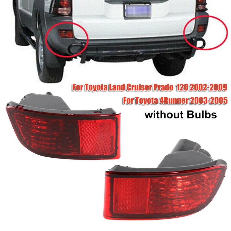 

1/2 шт., Автомобильный задний бампер для Toyota 4runner 2003-2005/Land Cruiser Prado 120 2002-2009