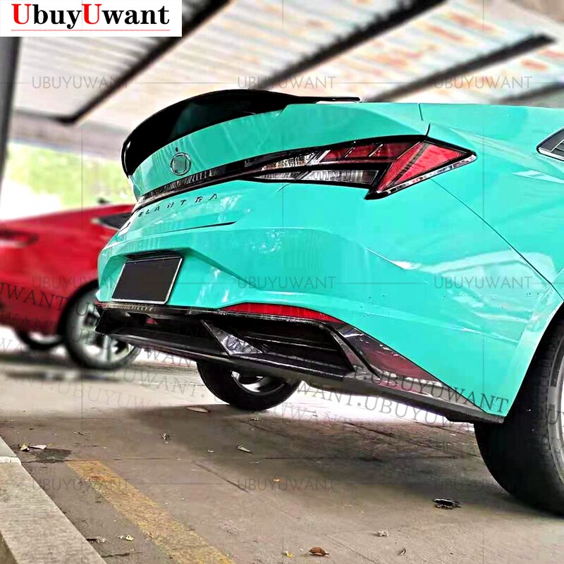 

Для Hyundai Elantra Avante CN7 2020 2021 ABS модифицированные внешние Автозапчасти для заднего крыла Спойлер