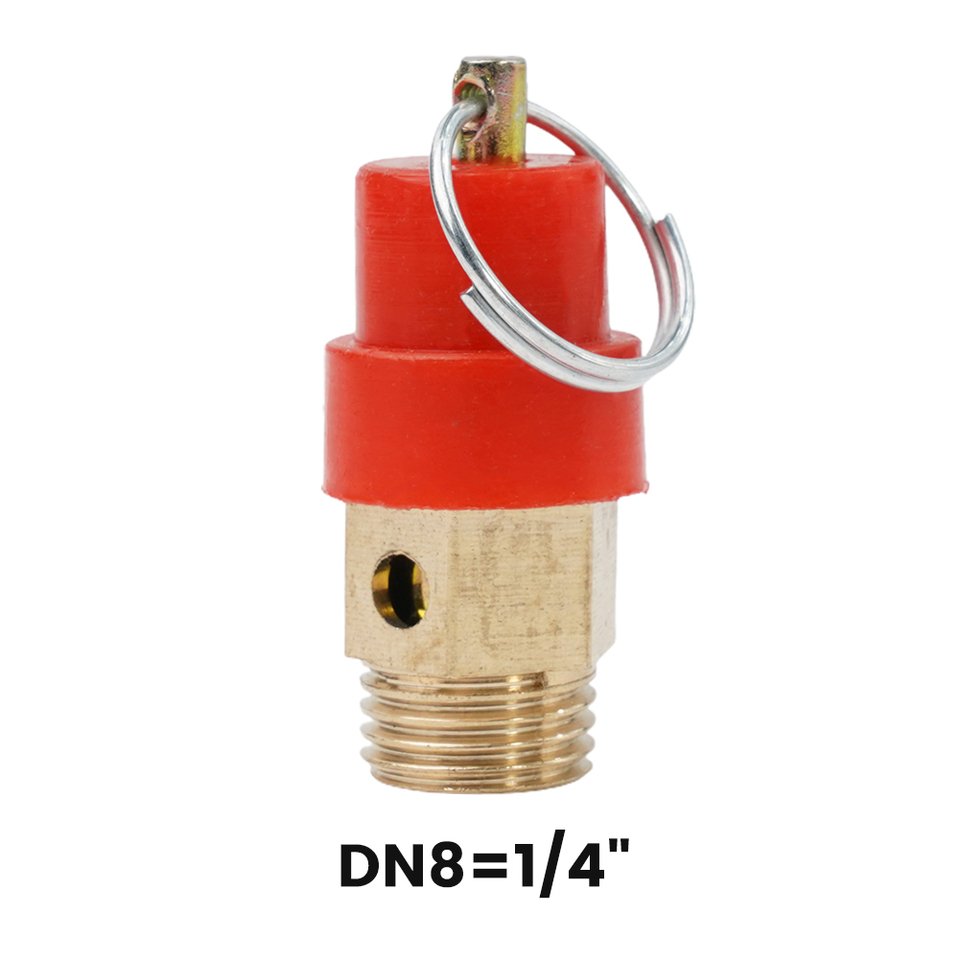 

Предохранительный клапан для воздушного компрессора Brass 1/4" 1/8" BSP