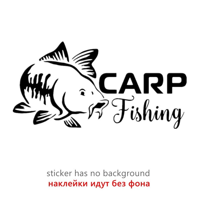 

Виниловая наклейка для ловли карпа, автомобильная наклейка, водонепроницаемый декор автомобиля для авто грузовика на бампере, заднее окно