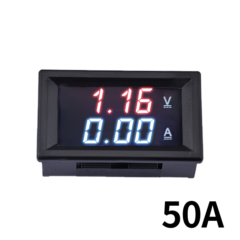 

Aideepen Цифровой вольтметр амперметр 0-100В 10A 50A 100A