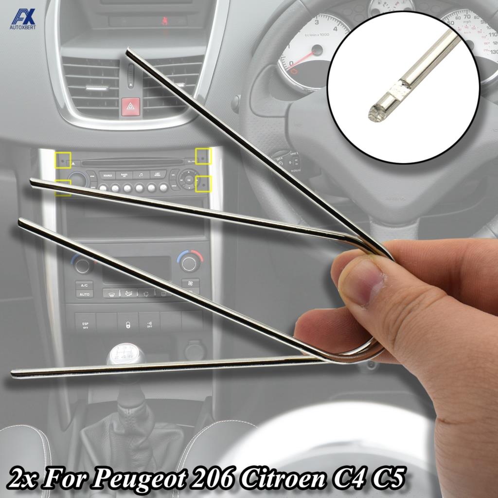 

Съемник магнитолы для Citroen C4, C5, Peugeot 206